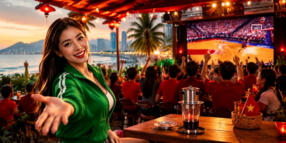 Người hâm mộ bóng rổ theo dõi kết quả và đặt cược trên app 1651 tại Nha Trang