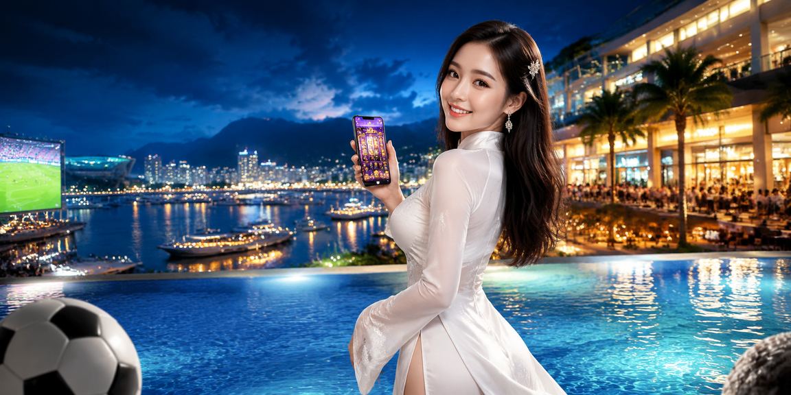 Người chơi slots trên điện thoại tại bãi biển Nha Trang với app 1651